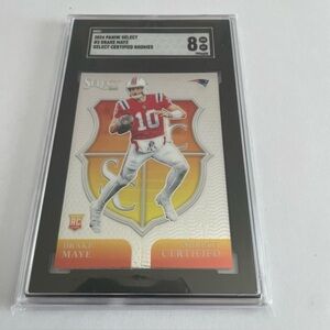 Drake Maye 2024 Panini Select #3 Select Certified Rookies